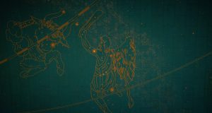 constellation of stars showing taurus astrological sign