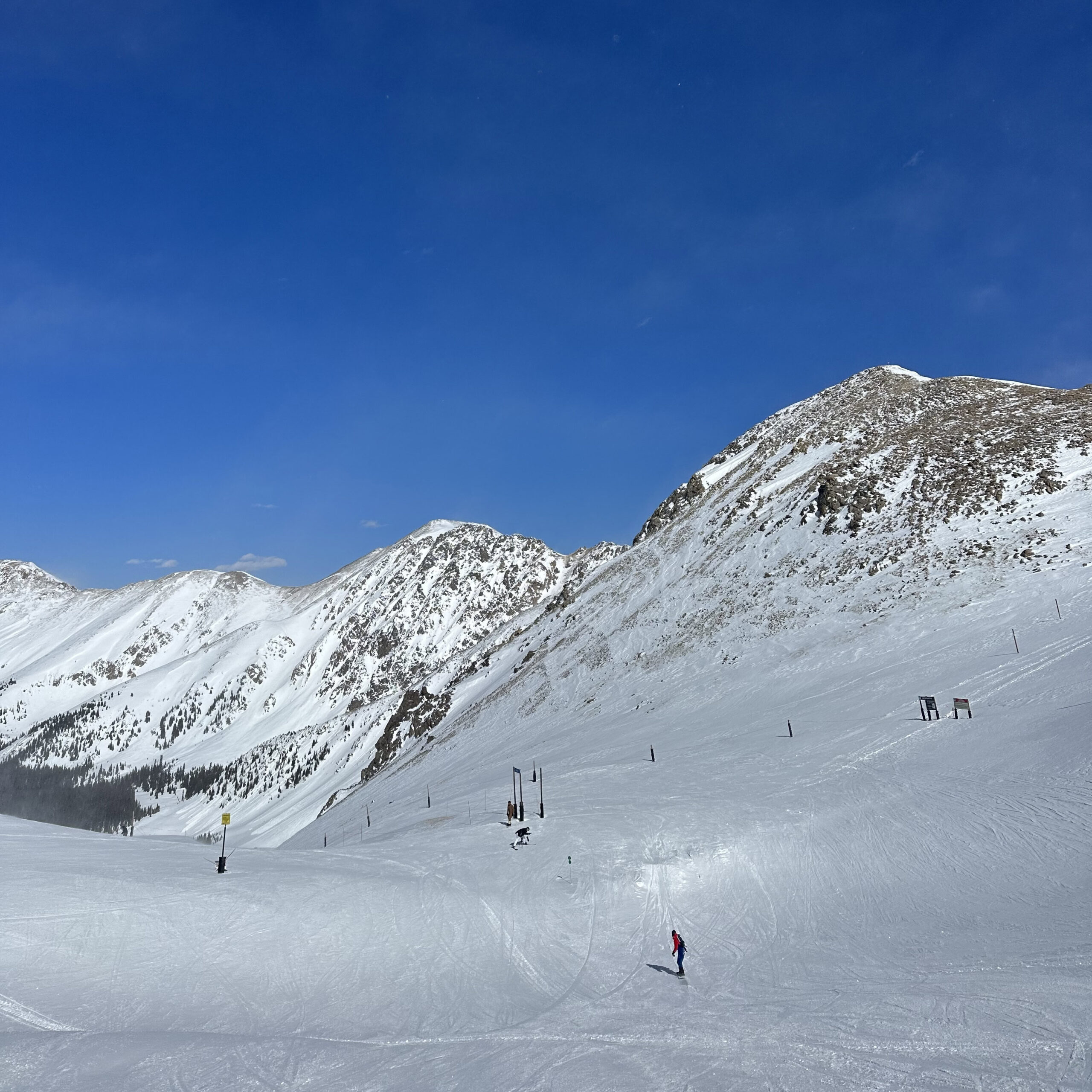 Arapaho Basin on a blue bird day.